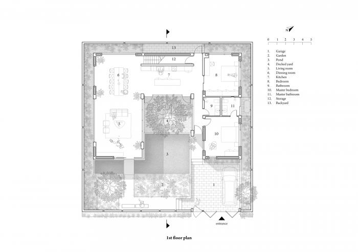 BIM建筑|闲赏庭院,静观游鱼:越南绿幕住宅 / HGAA BIM建筑|闲赏庭院,静观游鱼:越南绿幕住宅 / HGAA