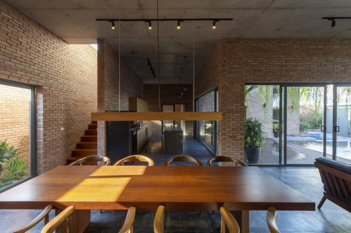 BIM建筑|闲赏庭院,静观游鱼:越南绿幕住宅 / HGAA BIM建筑|闲赏庭院,静观游鱼:越南绿幕住宅 / HGAA