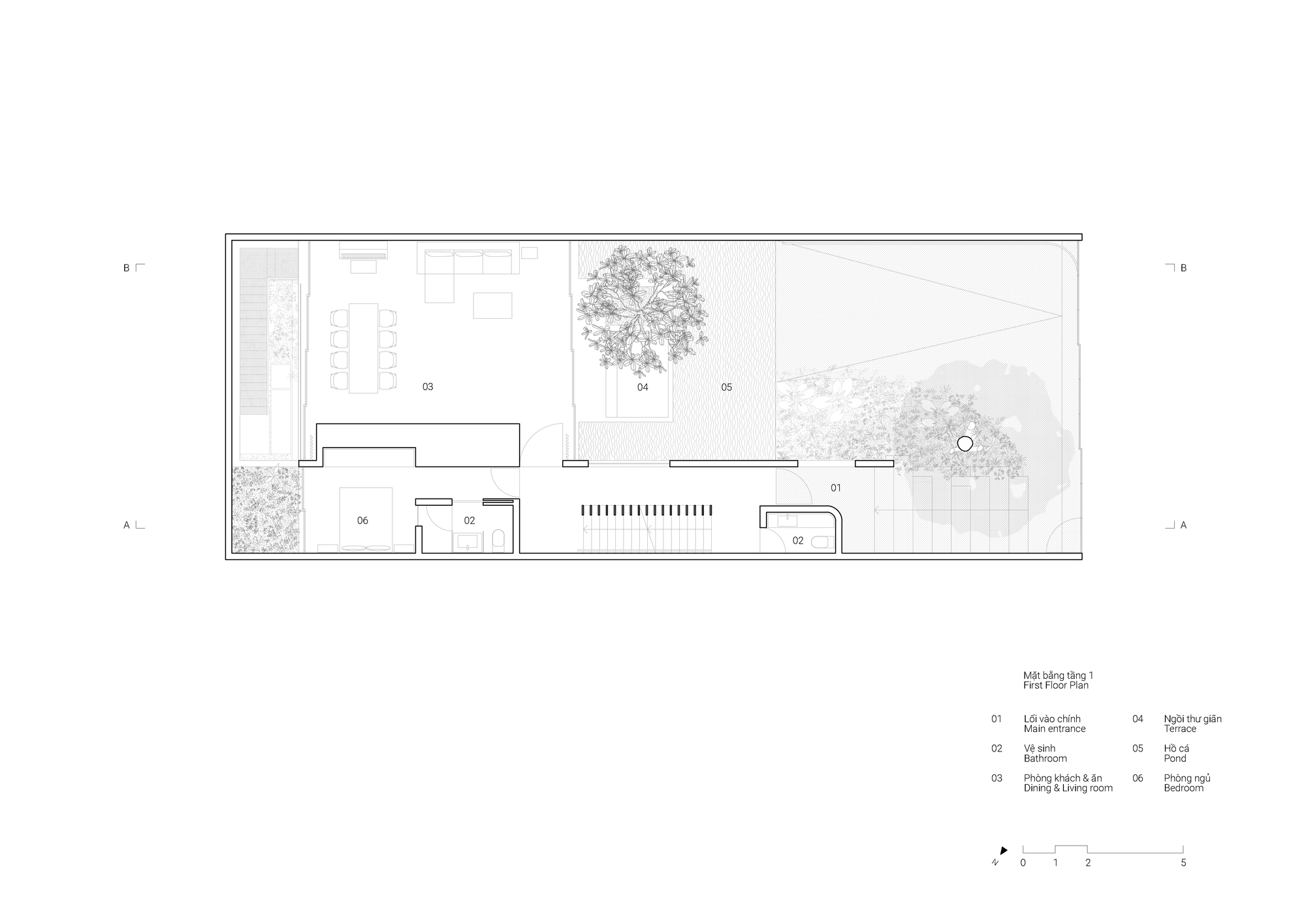 BIM建筑|越南Tan Dinh住宅,简居于“桥上” / MIA Design Studio BIM建筑|越南Tan Dinh住宅,简居于“桥上” / MIA Design Studio