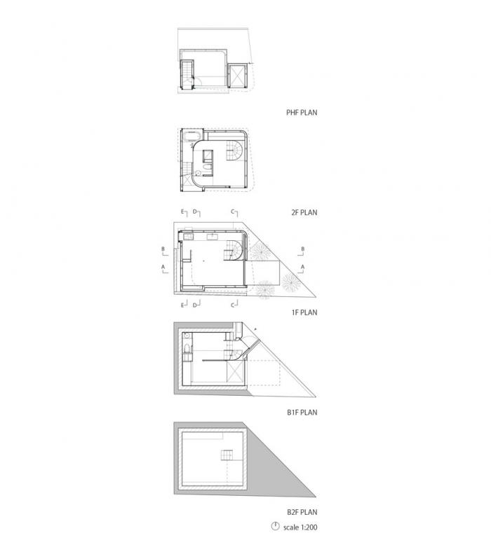 BIM建筑|善福寺建筑师自宅 / aoyagi design BIM建筑|善福寺建筑师自宅 / aoyagi design