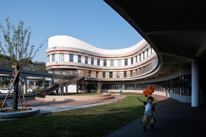 BIM建筑|三门健跳大孚双语幼儿园,台州 / 上海思序建筑规划设计 BIM建筑|三门健跳大孚双语幼儿园,台州 / 上海思序建筑规划设计