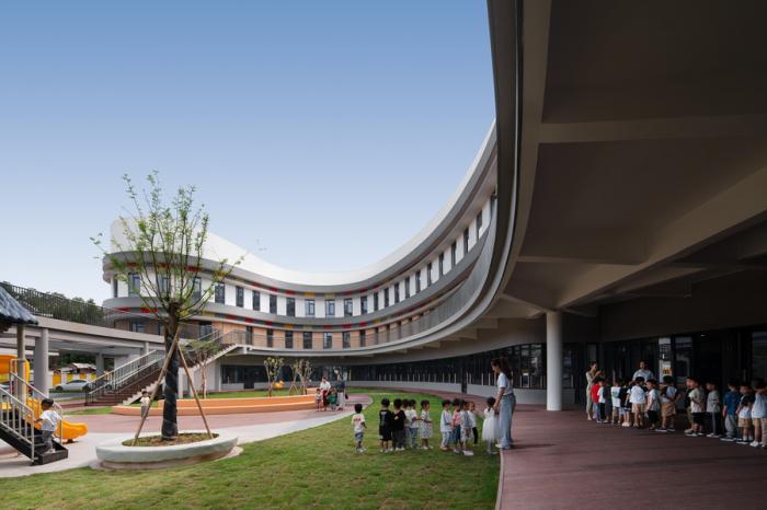 BIM建筑|三门健跳大孚双语幼儿园,台州 / 上海思序建筑规划设计 BIM建筑|三门健跳大孚双语幼儿园,台州 / 上海思序建筑规划设计