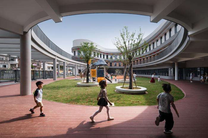 BIM建筑|三门健跳大孚双语幼儿园,台州 / 上海思序建筑规划设计 BIM建筑|三门健跳大孚双语幼儿园,台州 / 上海思序建筑规划设计