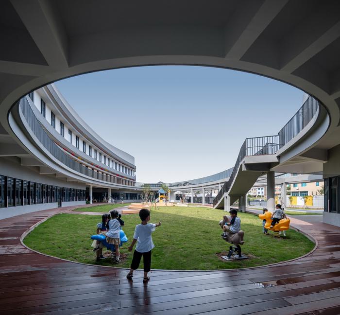 BIM建筑|三门健跳大孚双语幼儿园,台州 / 上海思序建筑规划设计 BIM建筑|三门健跳大孚双语幼儿园,台州 / 上海思序建筑规划设计