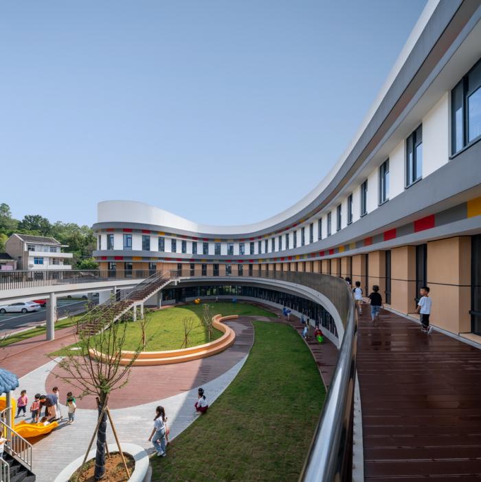 BIM建筑|三门健跳大孚双语幼儿园,台州 / 上海思序建筑规划设计 BIM建筑|三门健跳大孚双语幼儿园,台州 / 上海思序建筑规划设计