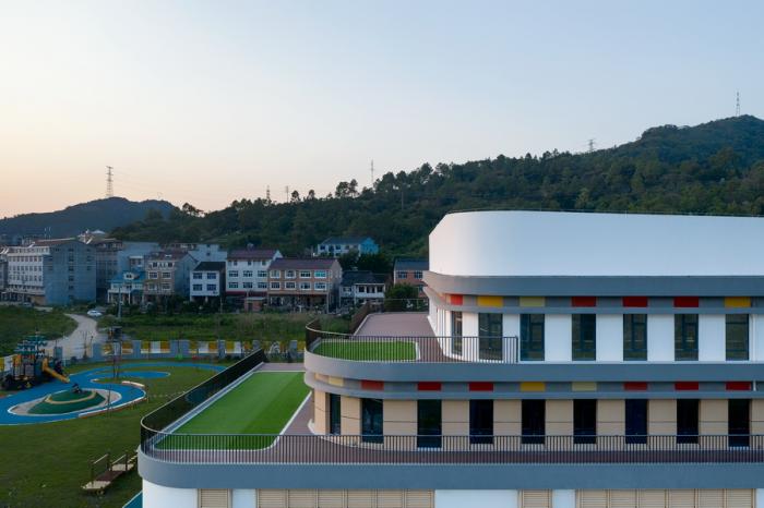 BIM建筑|三门健跳大孚双语幼儿园,台州 / 上海思序建筑规划设计 BIM建筑|三门健跳大孚双语幼儿园,台州 / 上海思序建筑规划设计