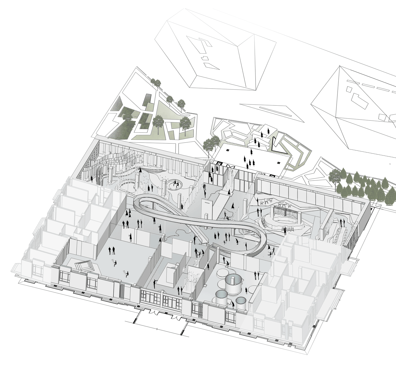BIM建筑|北汤温泉小镇生活馆,沈阳 / 观町创新研究所 BIM建筑|北汤温泉小镇生活馆,沈阳 / 观町创新研究所