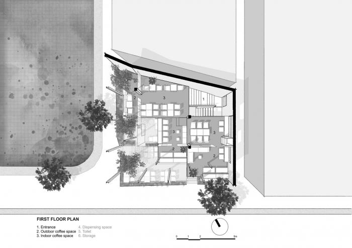 BIM建筑|O2咖啡店,越南 / MW archstudio BIM建筑|O2咖啡店,越南 / MW archstudio