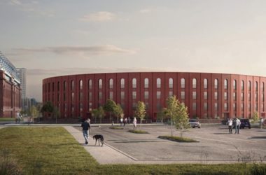 BIM建筑|格雷姆·尼科尔斯设计体育场形状的住宅区-BIM建筑网