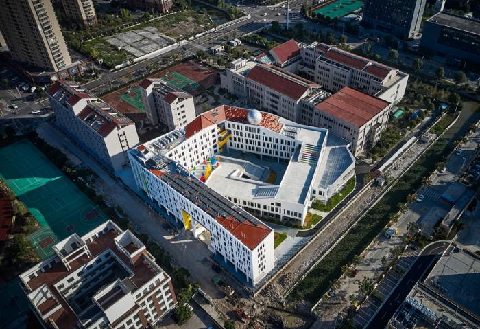 BIM建筑|乐清市育英寄宿学校小学部二期工程 / 中国美术学院风景建筑设计研究总院 BIM建筑|乐清市育英寄宿学校小学部二期工程 / 中国美术学院风景建筑设计研究总院