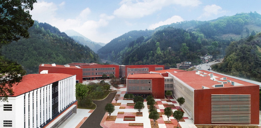BIM建筑|黔南山地消防与应急救援训练中心 / 西线工作室 BIM建筑|黔南山地消防与应急救援训练中心 / 西线工作室