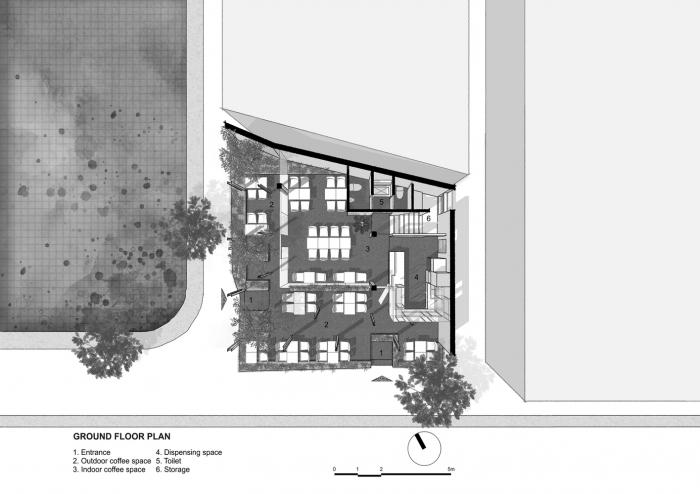 BIM建筑|O2咖啡店,越南 / MW archstudio BIM建筑|O2咖啡店,越南 / MW archstudio