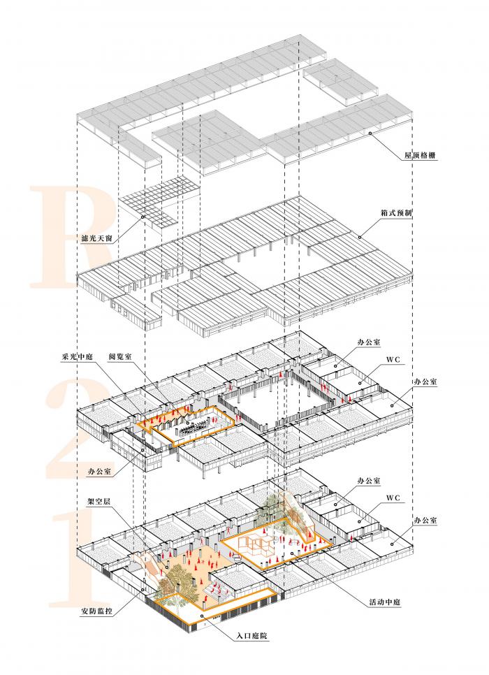 BIM建筑|深圳罗湖翠园中学东晓校区腾挪学校 / 深圳大学 何川建筑工作室 BIM建筑|深圳罗湖翠园中学东晓校区腾挪学校 / 深圳大学 何川建筑工作室