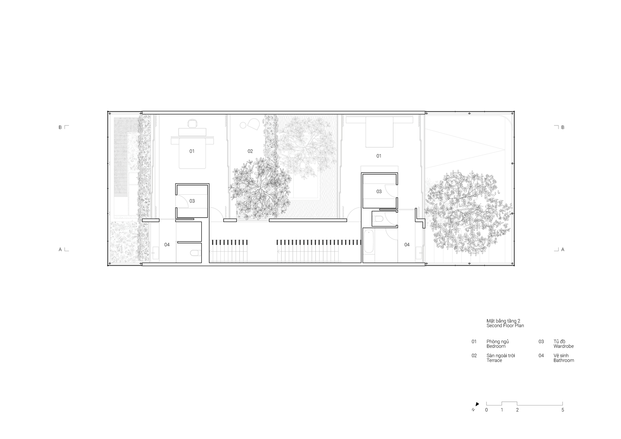 BIM建筑|越南Tan Dinh住宅,简居于“桥上” / MIA Design Studio BIM建筑|越南Tan Dinh住宅,简居于“桥上” / MIA Design Studio