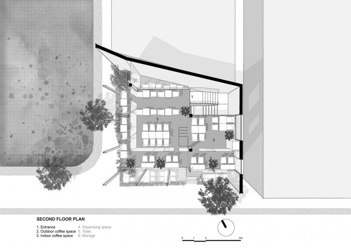 BIM建筑|O2咖啡店,越南 / MW archstudio BIM建筑|O2咖啡店,越南 / MW archstudio