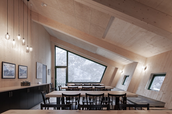 BIM建筑|斯诺赫塔设计挪威冰川五边形小屋 BIM建筑|斯诺赫塔设计挪威冰川五边形小屋