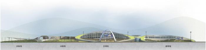 BIM建筑|云南省腾冲市国际棒球运动公园 / 深圳中海世纪建筑设计有限公司 BIM建筑|云南省腾冲市国际棒球运动公园 / 深圳中海世纪建筑设计有限公司
