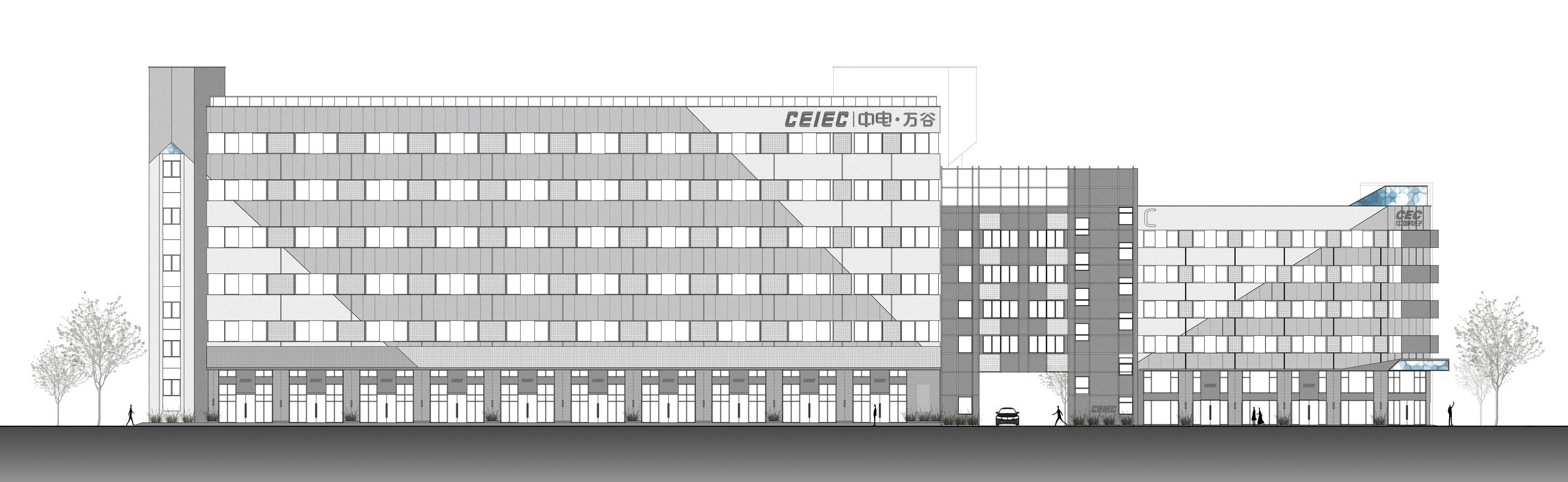 BIM建筑|中电・万谷 / COLORFULL 昱景设计 BIM建筑|中电・万谷 / COLORFULL 昱景设计