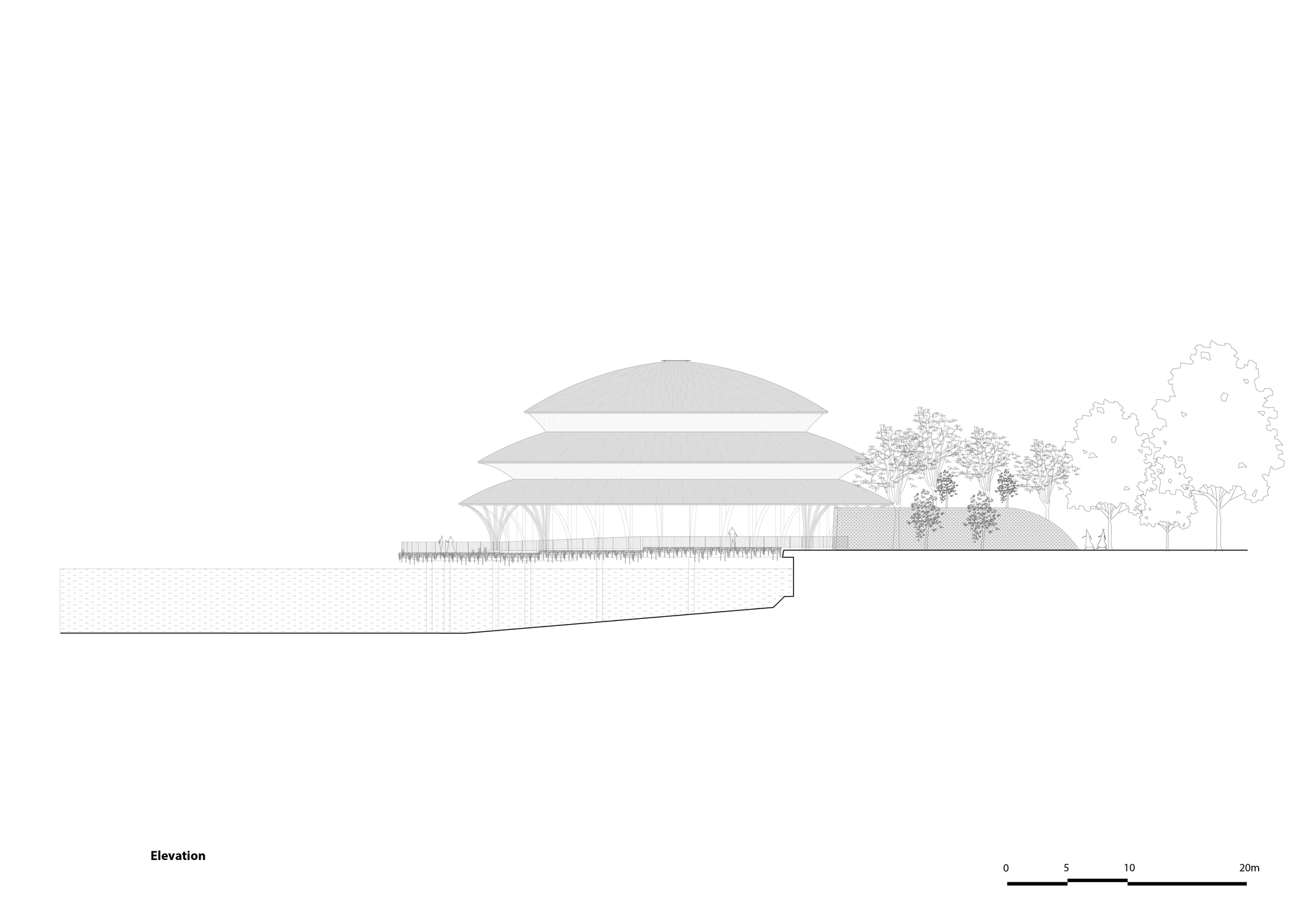 BIM建筑|维达纳受蕴餐厅,模块化竹制架构 / 武重义建筑事务所 BIM建筑|维达纳受蕴餐厅,模块化竹制架构 / 武重义建筑事务所