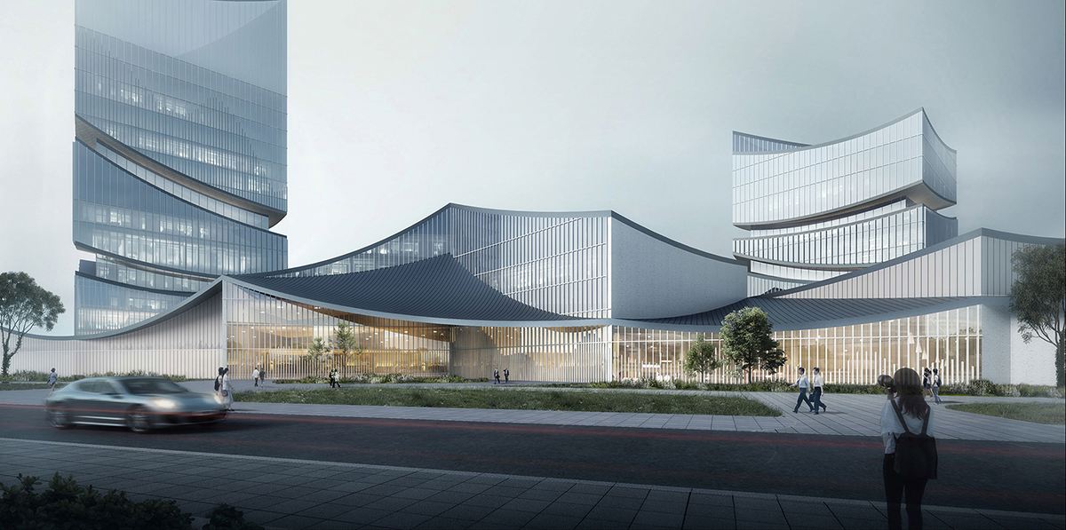 BIM建筑|衢州智慧新城综合体项目方案“连绵山水” / 零壹城市建筑事务所 BIM建筑|衢州智慧新城综合体项目方案“连绵山水” / 零壹城市建筑事务所