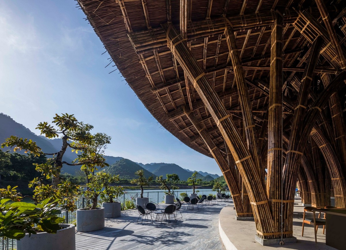 BIM建筑|维达纳受蕴餐厅,模块化竹制架构 / 武重义建筑事务所 BIM建筑|维达纳受蕴餐厅,模块化竹制架构 / 武重义建筑事务所