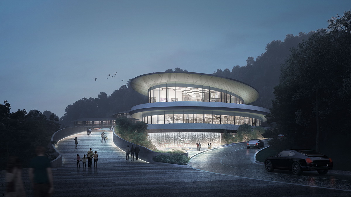 BIM建筑|“融于自然,地景之上”——江西虔心小镇展厅设计 / GWP Architects BIM建筑|“融于自然,地景之上”——江西虔心小镇展厅设计 / GWP Architects