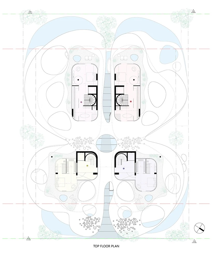 BIM建筑|来自自然的蝴蝶型住宅 | 314建筑工作室 BIM建筑|来自自然的蝴蝶型住宅 | 314建筑工作室