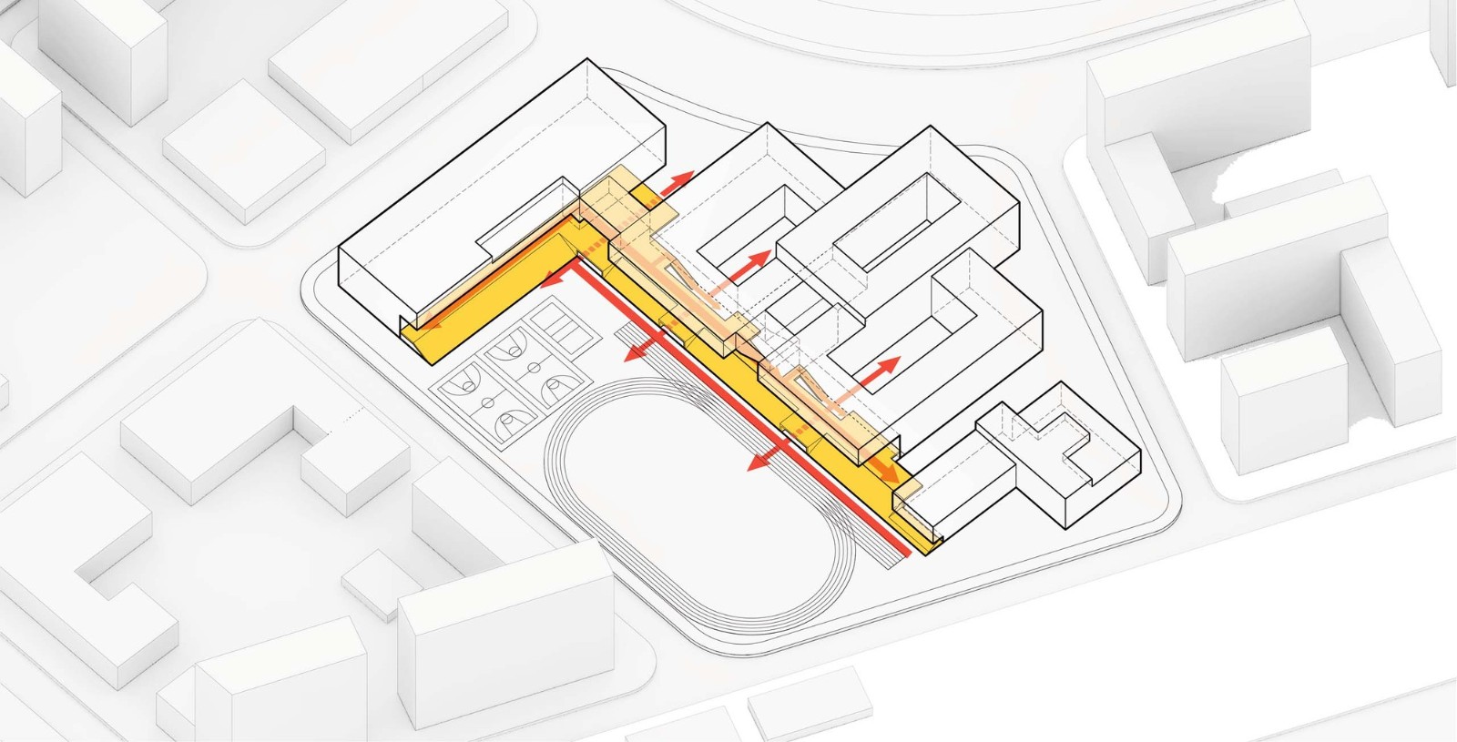 BIM建筑|华东师范大学第二附属中学前滩学校及冰厂田前滩幼儿园 / 致正建筑工作室+大正建筑事务所 BIM建筑|华东师范大学第二附属中学前滩学校及冰厂田前滩幼儿园 / 致正建筑工作室+大正建筑事务所