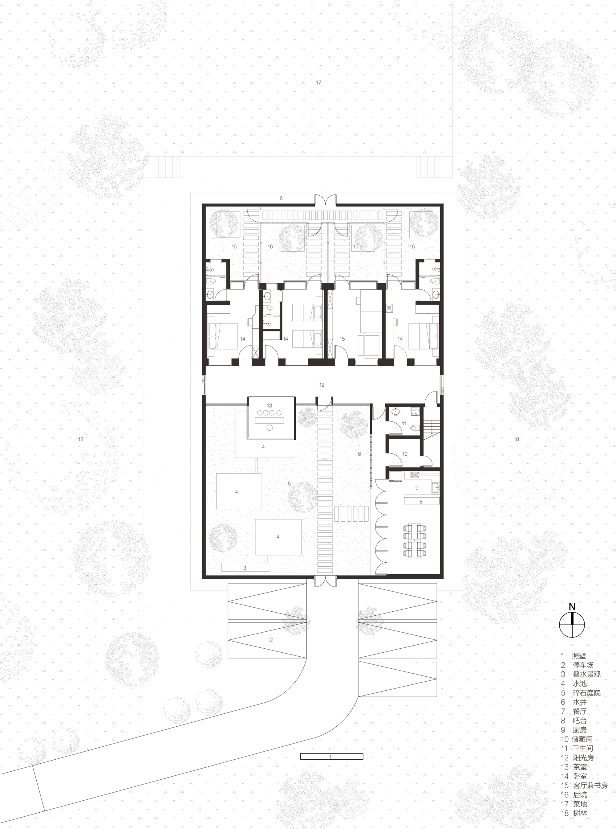 BIM建筑|丘山居 / 原榀建筑 BIM建筑|丘山居 / 原榀建筑
