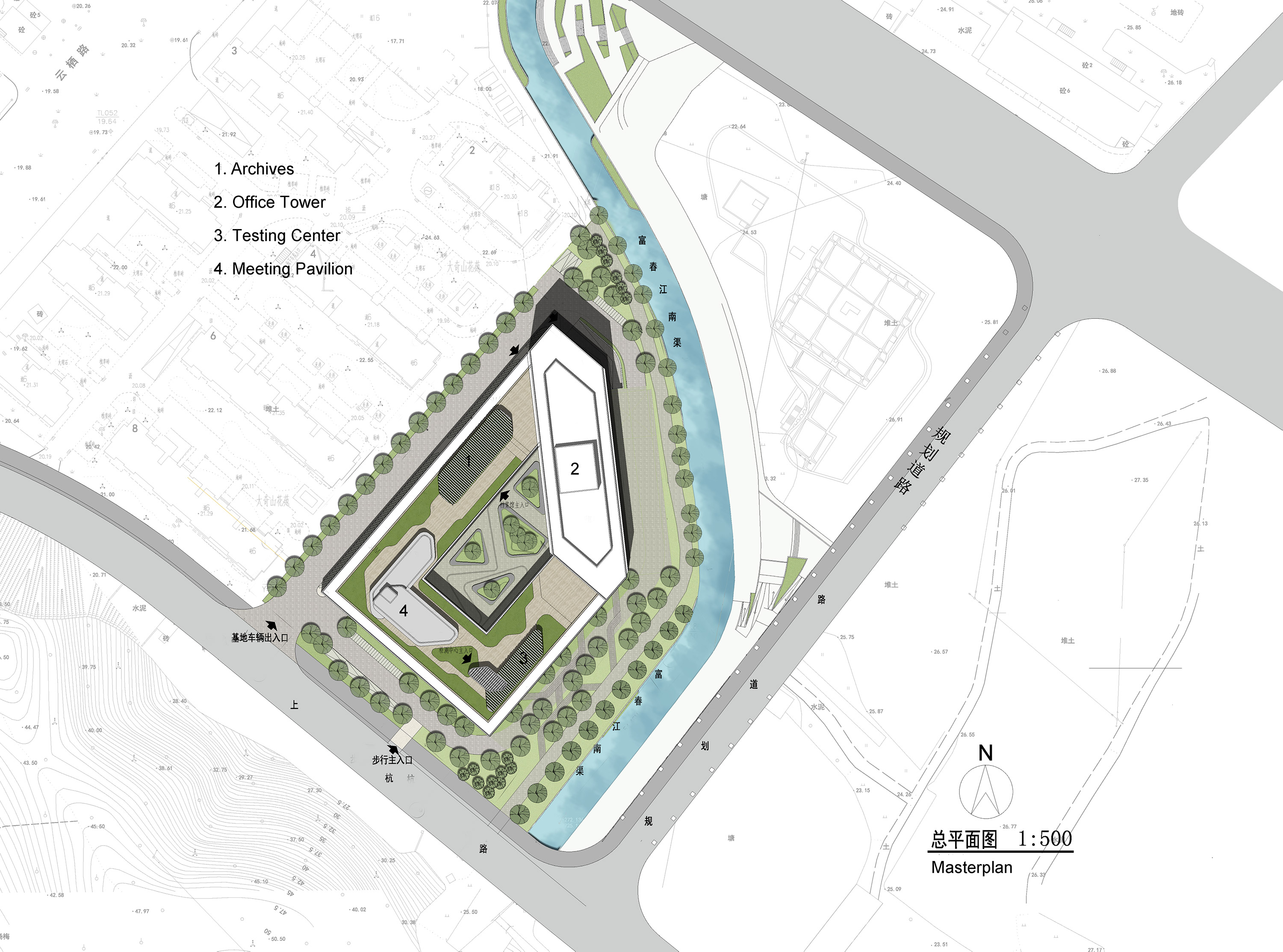 BIM建筑|杭州桐庐档案馆 / BAU建筑城市设计 BIM建筑|杭州桐庐档案馆 / BAU建筑城市设计