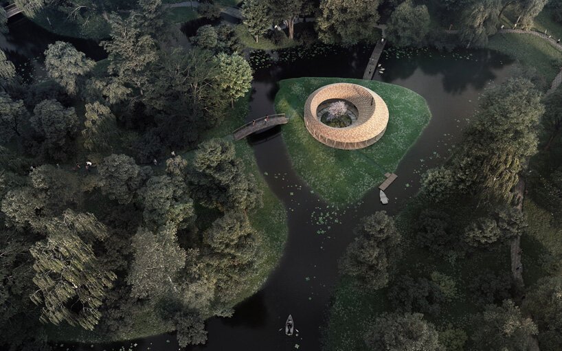 BIM建筑|Sanderumgaard花园凉亭,北欧古老与日式禅意风格的混合 / Squareone BIM建筑|Sanderumgaard花园凉亭,北欧古老与日式禅意风格的混合 / Squareone