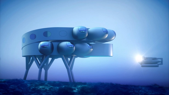 BIM建筑|伊夫斯·贝哈设计带有温室的水下栖息装置 BIM建筑|伊夫斯·贝哈设计带有温室的水下栖息装置