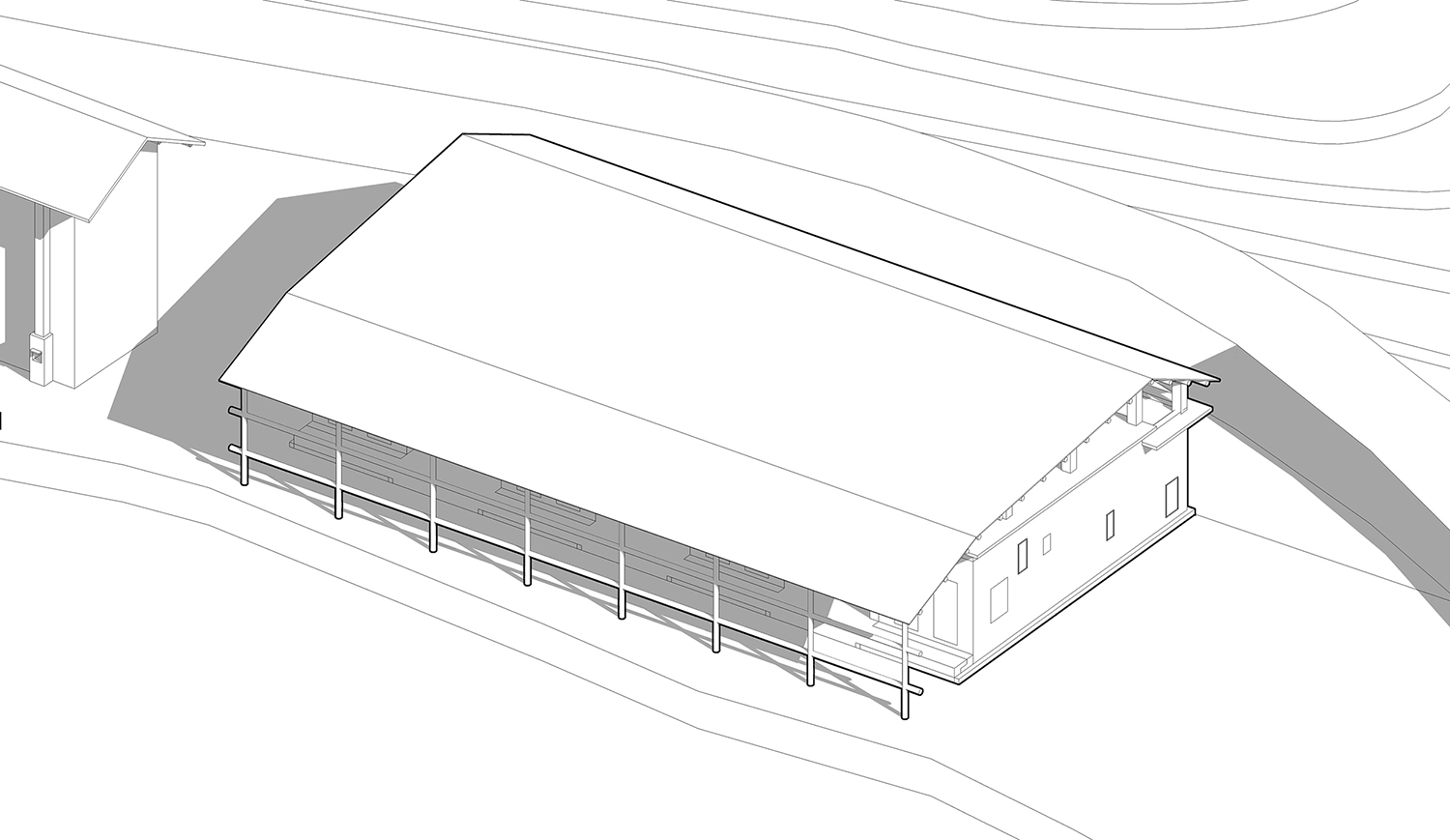 BIM建筑|都团村公共服务中心,福建 / 三文建筑 BIM建筑|都团村公共服务中心,福建 / 三文建筑