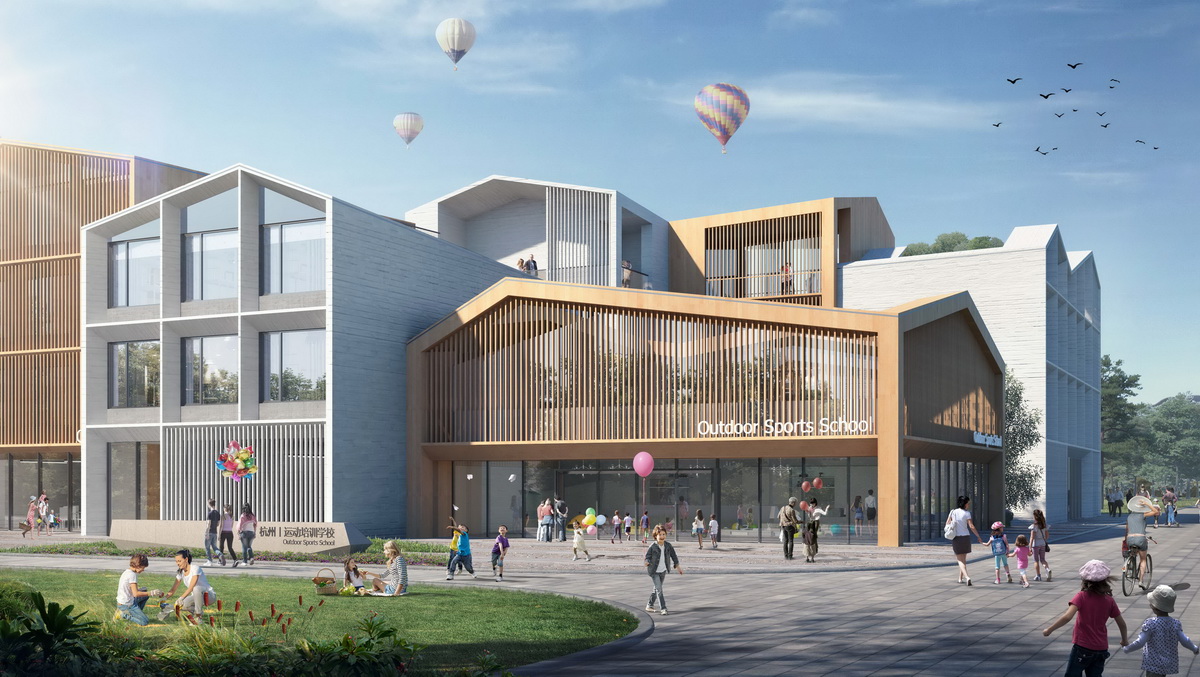 BIM建筑|杭州临安·风之谷户外自然学校 / GWP Architects BIM建筑|杭州临安·风之谷户外自然学校 / GWP Architects