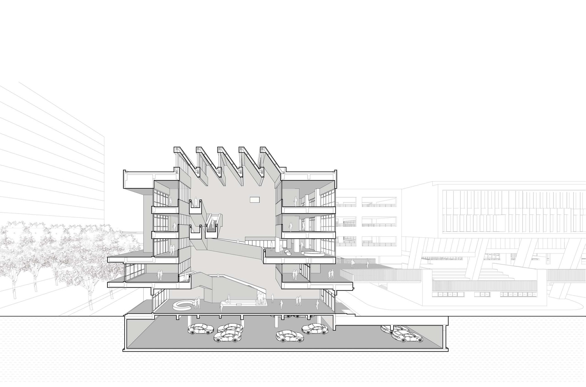 BIM建筑|华东师范大学第二附属中学前滩学校及冰厂田前滩幼儿园 / 致正建筑工作室+大正建筑事务所 BIM建筑|华东师范大学第二附属中学前滩学校及冰厂田前滩幼儿园 / 致正建筑工作室+大正建筑事务所