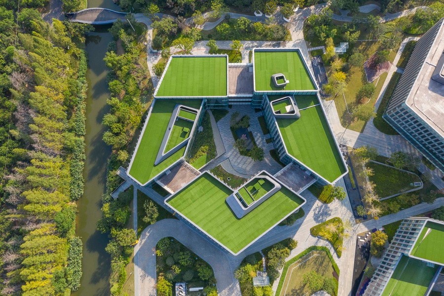 BIM建筑|南京生态科技岛新纬壹科技园区 / NBBJ BIM建筑|南京生态科技岛新纬壹科技园区 / NBBJ