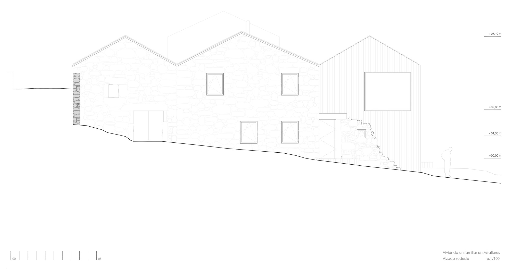 BIM建筑|混凝土和石头的碰撞 | 西班牙米拉弗洛雷斯住宅修复 BIM建筑|混凝土和石头的碰撞 | 西班牙米拉弗洛雷斯住宅修复