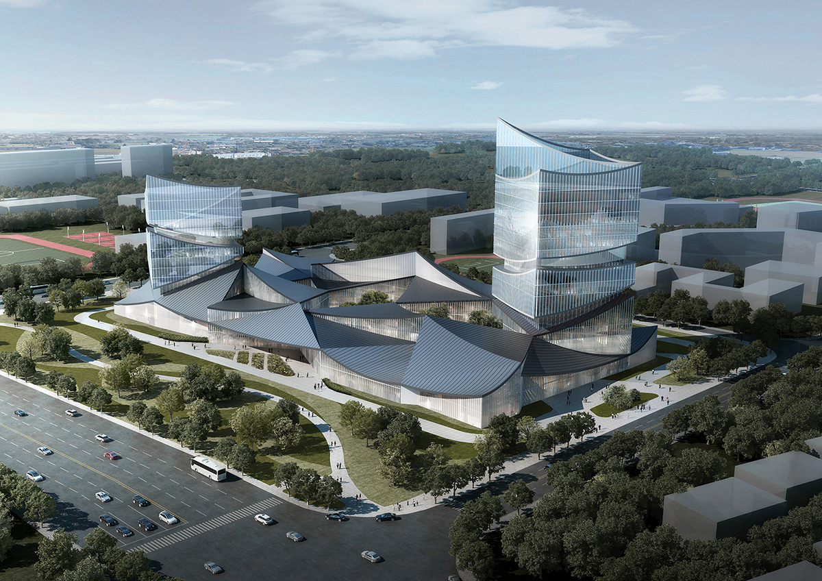 BIM建筑|衢州智慧新城综合体项目方案“连绵山水” / 零壹城市建筑事务所 BIM建筑|衢州智慧新城综合体项目方案“连绵山水” / 零壹城市建筑事务所