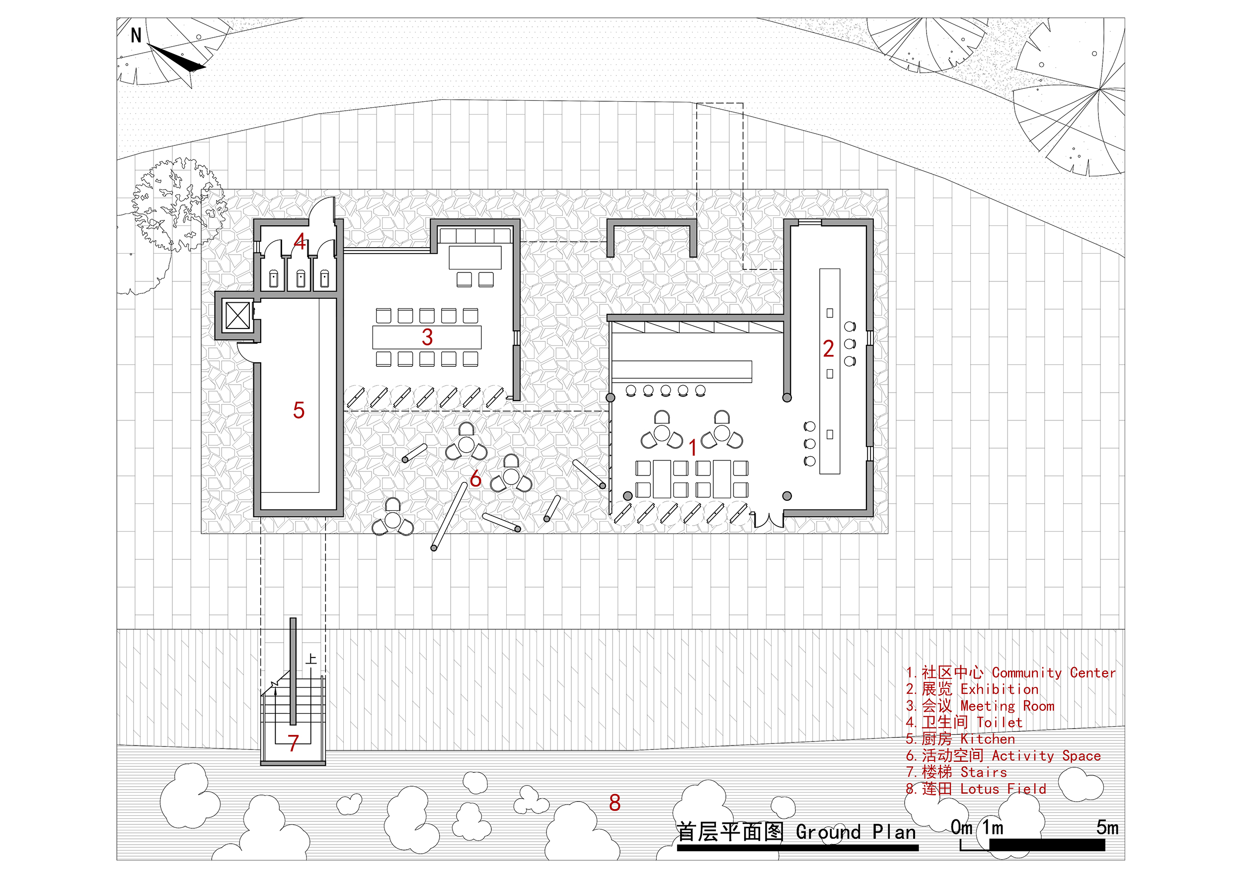 BIM建筑|都团村公共服务中心,福建 / 三文建筑 BIM建筑|都团村公共服务中心,福建 / 三文建筑