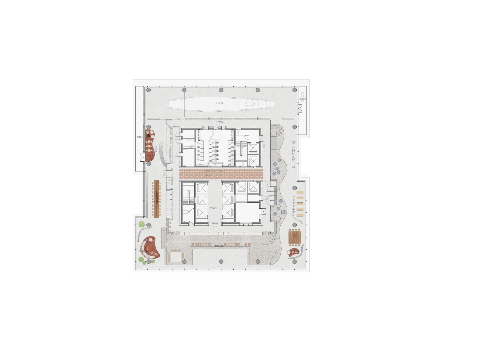 BIM建筑|朝彻书屋——一个抽象的港口城市 / Wutopia Lab BIM建筑|朝彻书屋——一个抽象的港口城市 / Wutopia Lab