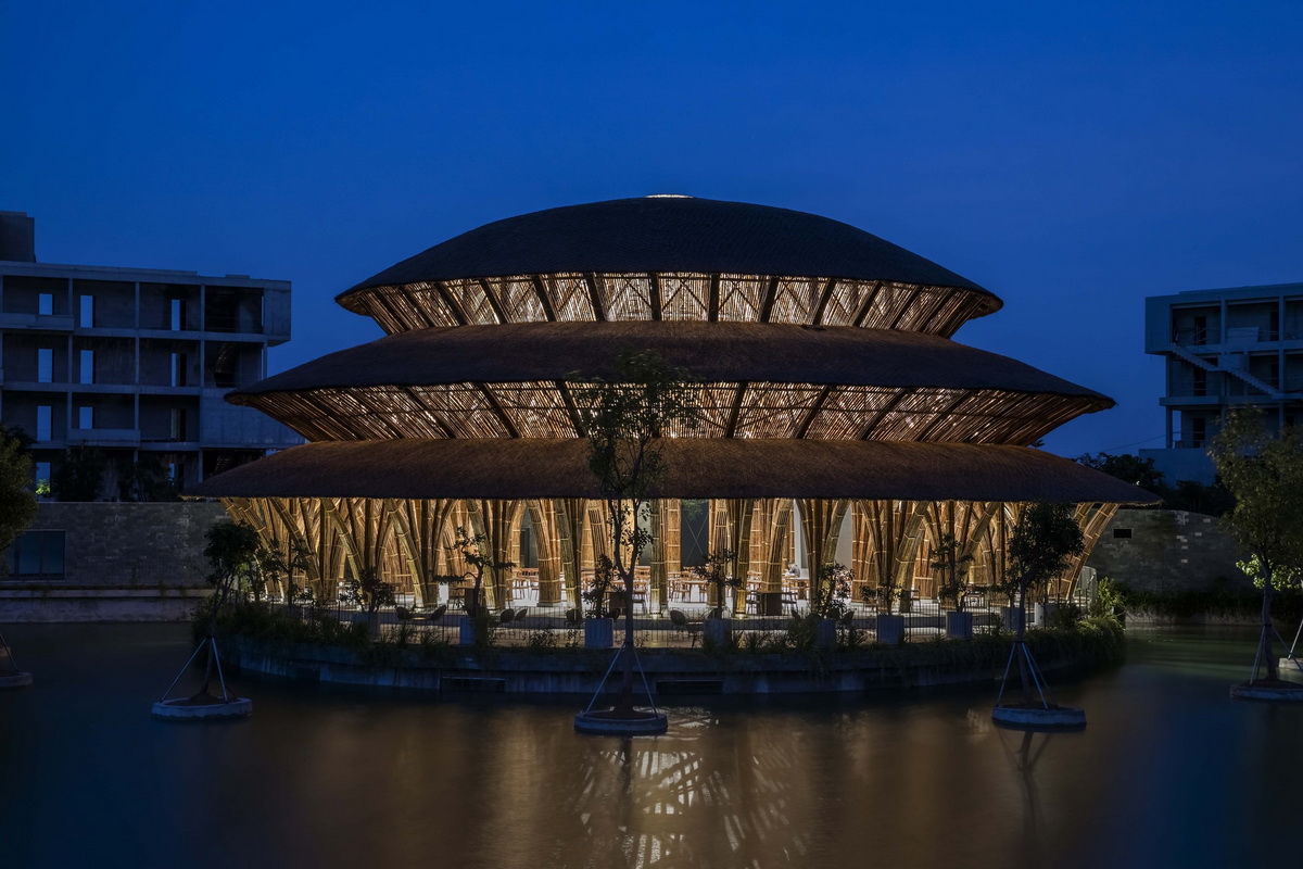 BIM建筑|维达纳受蕴餐厅,模块化竹制架构 / 武重义建筑事务所 BIM建筑|维达纳受蕴餐厅,模块化竹制架构 / 武重义建筑事务所