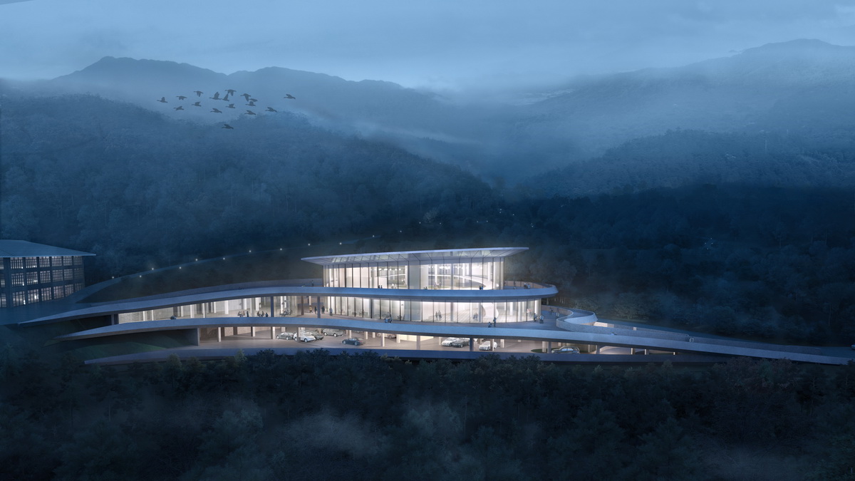 BIM建筑|“融于自然,地景之上”——江西虔心小镇展厅设计 / GWP Architects BIM建筑|“融于自然,地景之上”——江西虔心小镇展厅设计 / GWP Architects