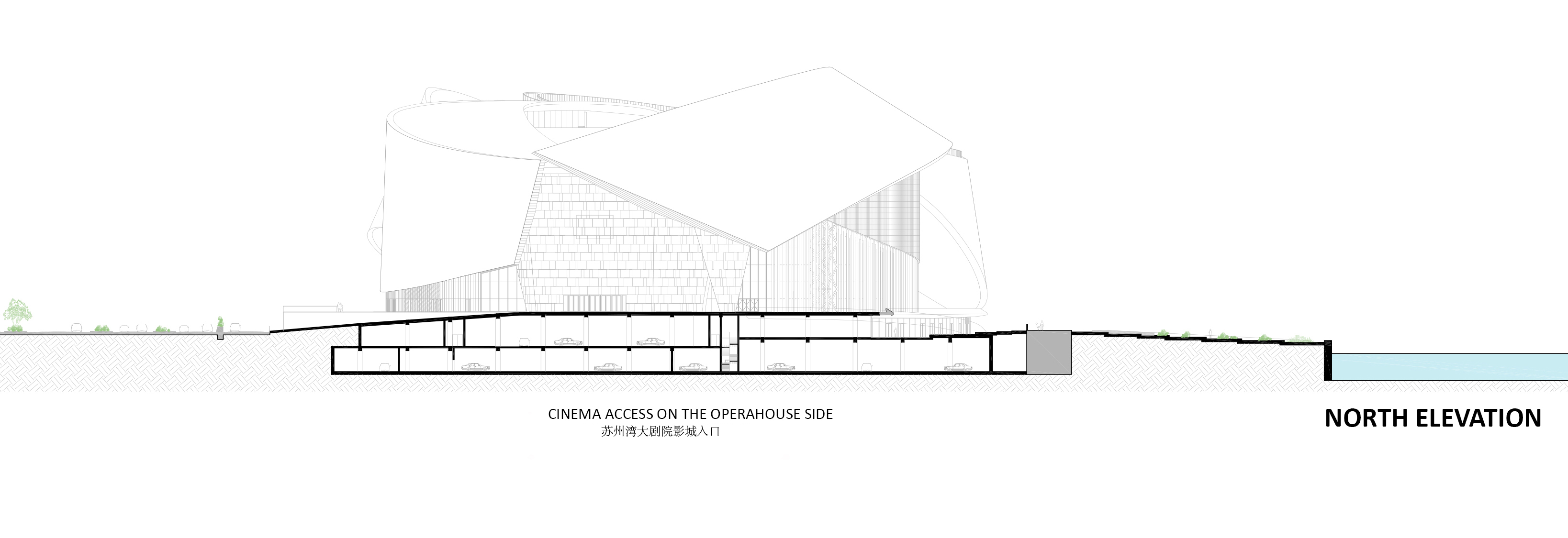 BIM建筑|苏州湾大剧院:太湖之畔的“飘带” / 克里斯蒂安·德·包赞巴克 BIM建筑|苏州湾大剧院:太湖之畔的“飘带” / 克里斯蒂安·德·包赞巴克