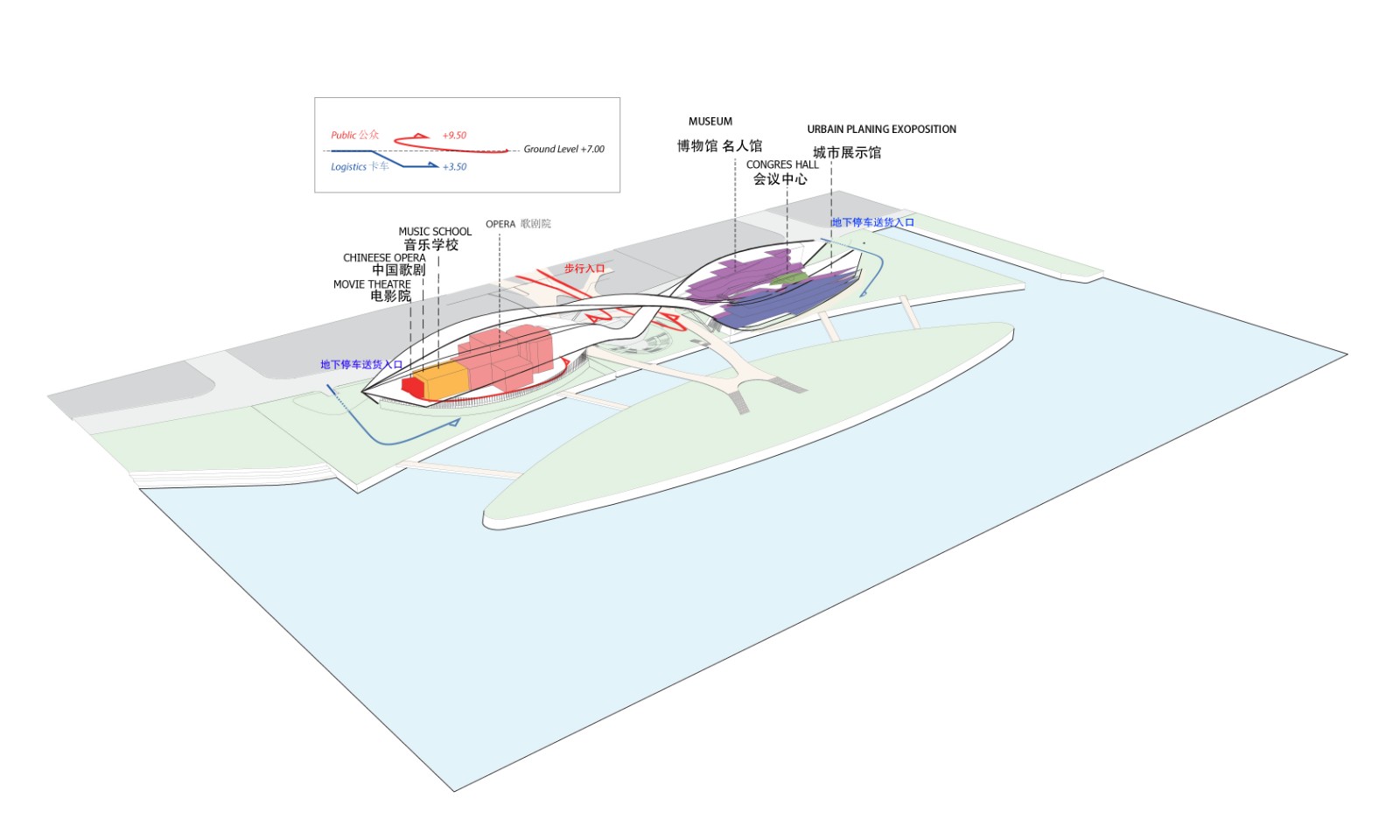 BIM建筑|苏州湾大剧院:太湖之畔的“飘带” / 克里斯蒂安·德·包赞巴克 BIM建筑|苏州湾大剧院:太湖之畔的“飘带” / 克里斯蒂安·德·包赞巴克