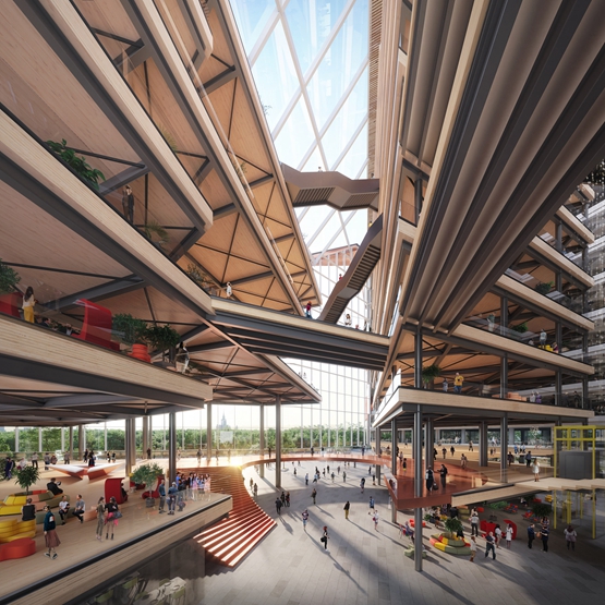 BIM建筑|PLP展示Yandex的莫斯科钛包总部设计 BIM建筑|PLP展示Yandex的莫斯科钛包总部设计