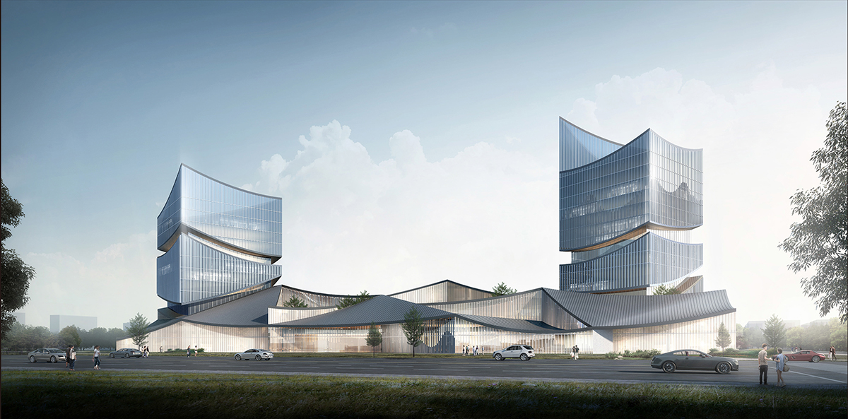 BIM建筑|衢州智慧新城综合体项目方案“连绵山水” / 零壹城市建筑事务所 BIM建筑|衢州智慧新城综合体项目方案“连绵山水” / 零壹城市建筑事务所