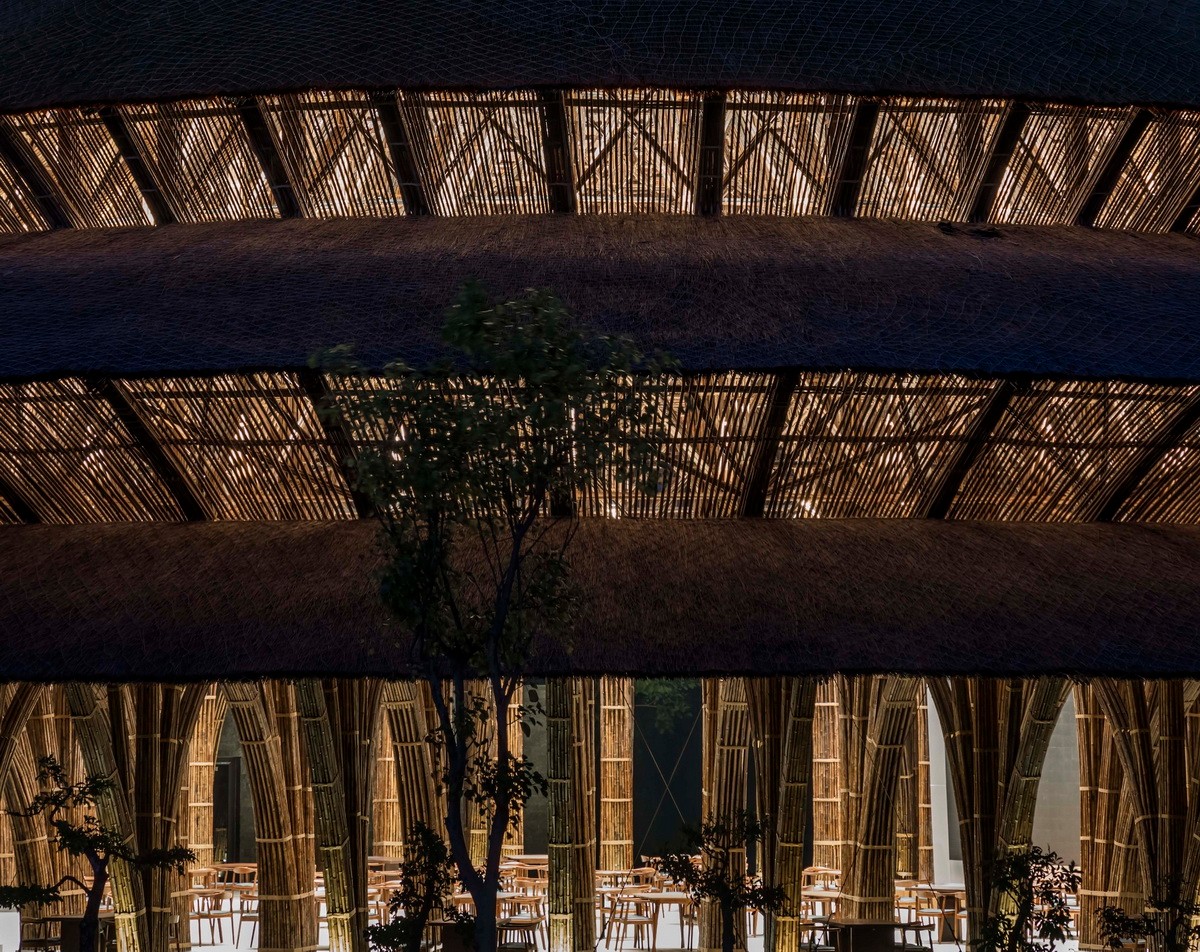 BIM建筑|维达纳受蕴餐厅,模块化竹制架构 / 武重义建筑事务所 BIM建筑|维达纳受蕴餐厅,模块化竹制架构 / 武重义建筑事务所