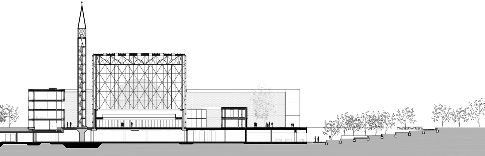BIM建筑|纯净与圣洁:卢布尔雅那伊斯兰宗教与文化中心 / Bevk Perović arhitekti BIM建筑|纯净与圣洁:卢布尔雅那伊斯兰宗教与文化中心 / Bevk Perović arhitekti