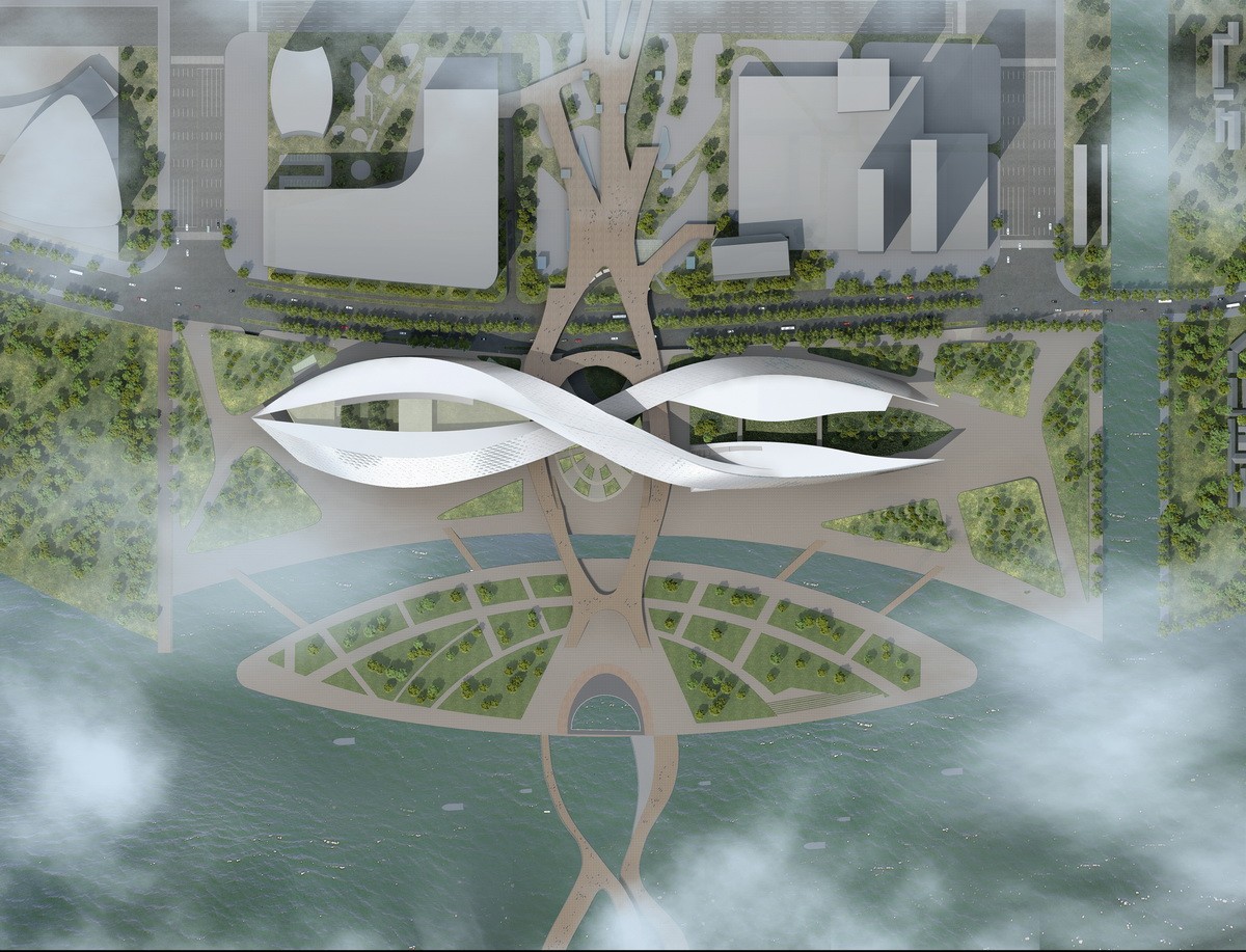 BIM建筑|苏州湾大剧院:太湖之畔的“飘带” / 克里斯蒂安·德·包赞巴克 BIM建筑|苏州湾大剧院:太湖之畔的“飘带” / 克里斯蒂安·德·包赞巴克