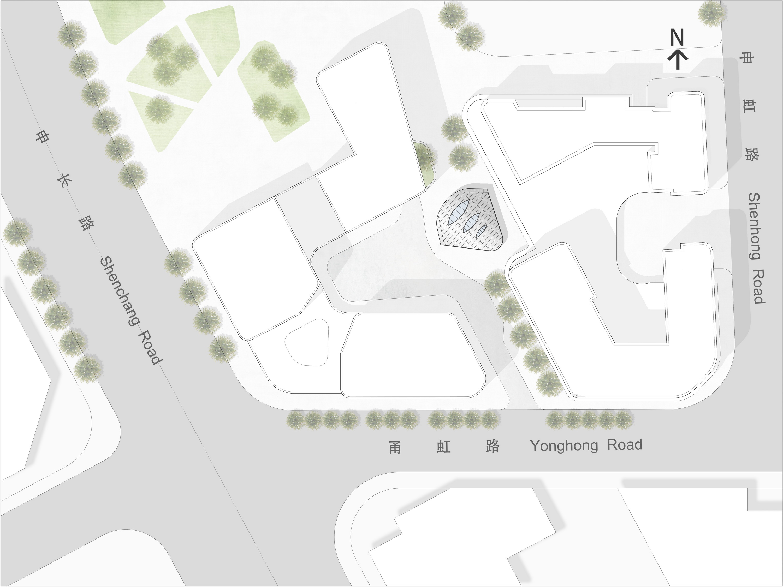 BIM建筑|上海虹桥首个当代艺术馆:一只“机翼”,跳脱于方盒子城市肌理 / 三益设计 BIM建筑|上海虹桥首个当代艺术馆:一只“机翼”,跳脱于方盒子城市肌理 / 三益设计